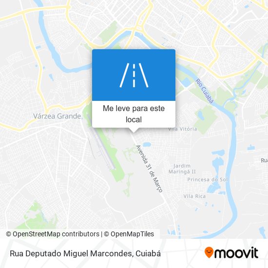 Rua Deputado Miguel Marcondes mapa