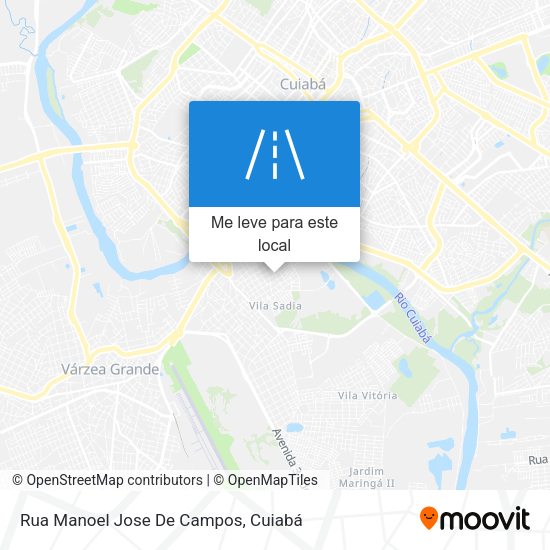 Rua Manoel Jose De Campos mapa