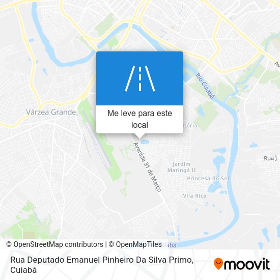 Rua Deputado Emanuel Pinheiro Da Silva Primo mapa