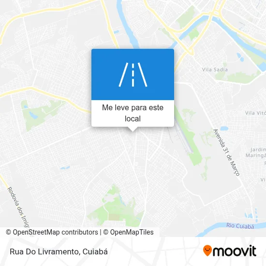Rua Do Livramento mapa
