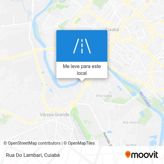 Rua Do Lambari mapa