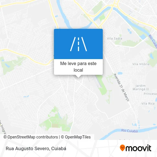Rua Augusto Severo mapa
