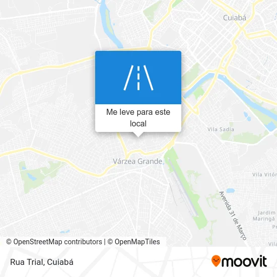 Rua Trial mapa