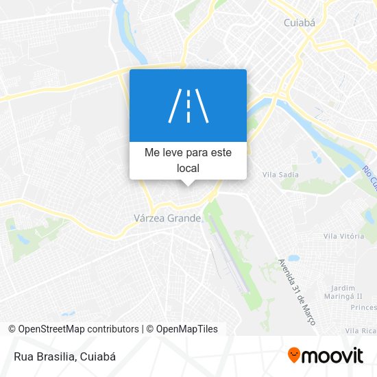 Rua Brasilia mapa