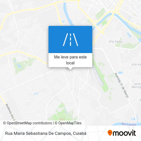 Rua Maria Sebastiana De Campos mapa