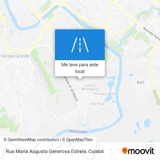 Rua Maria Augusta Generosa Estrela mapa