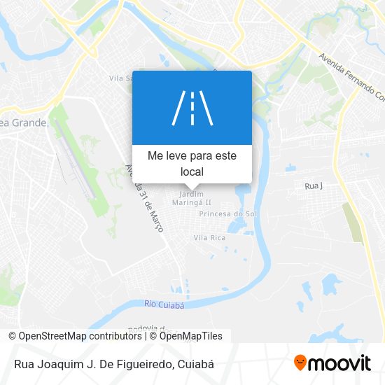 Rua Joaquim J. De Figueiredo mapa