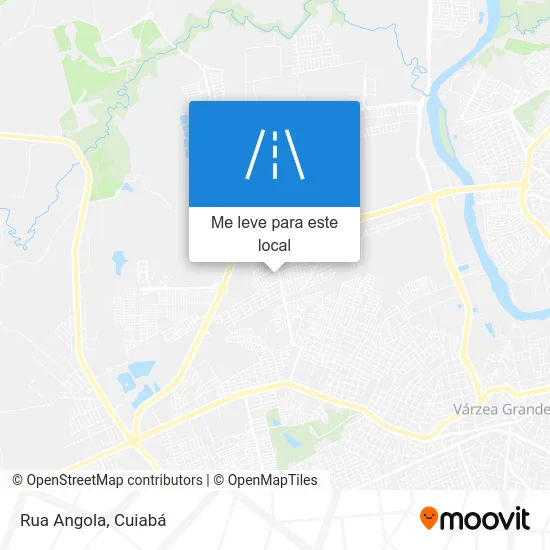 Rua Angola mapa