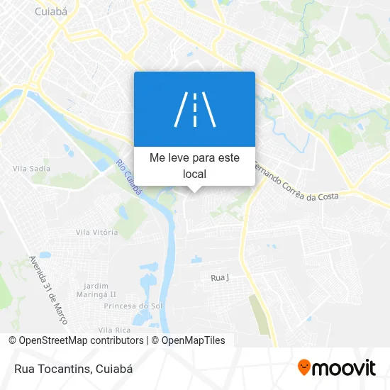 Rua Tocantins mapa