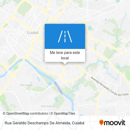 Rua Geraldo Deschamps De Almeida mapa