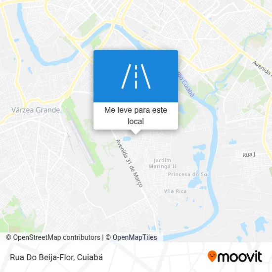 Rua Do Beija-Flor mapa