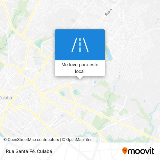 Rua Santa Fé mapa