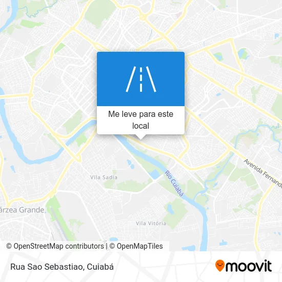 Rua Sao Sebastiao mapa