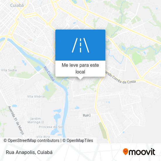 Rua Anapolis mapa