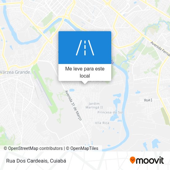 Rua Dos Cardeais mapa