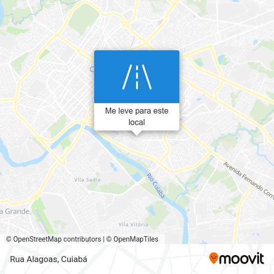 Rua Alagoas mapa