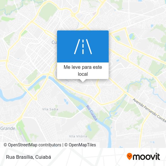 Rua Brasília mapa