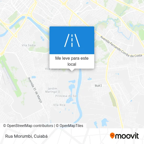 Rua Morumbi mapa
