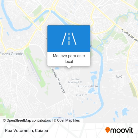 Rua Votorantin mapa