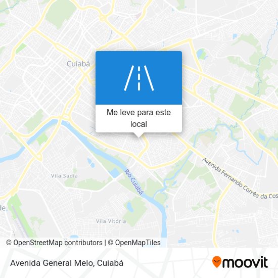 Avenida General Melo mapa