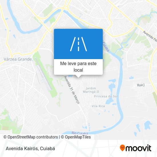 Avenida Kairós mapa