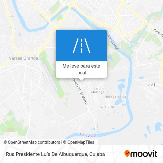Rua Presidente Luís De Albuquerque mapa