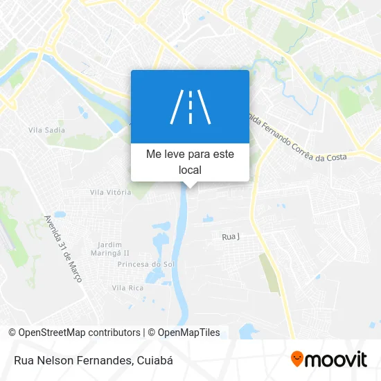 Rua Nelson Fernandes mapa