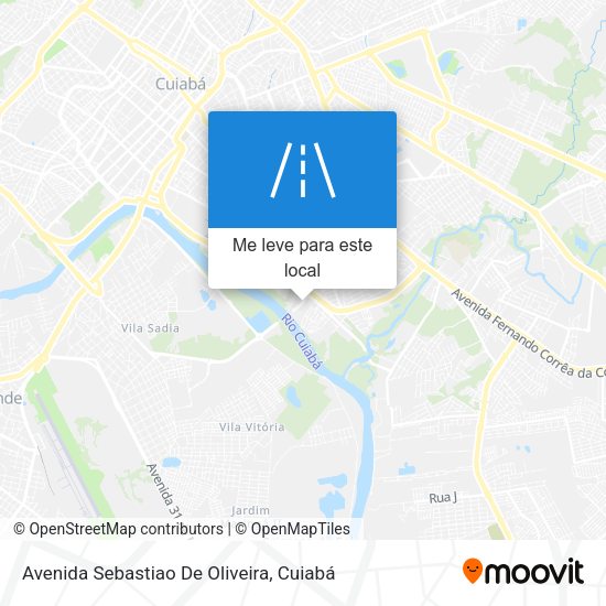 Avenida Sebastiao De Oliveira mapa