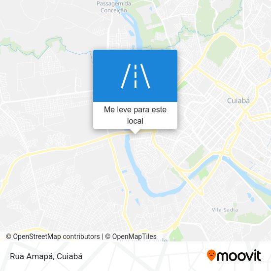 Rua Amapá mapa