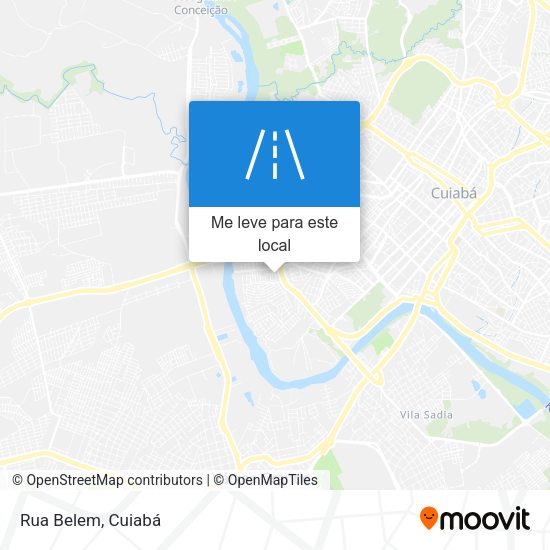 Rua Belem mapa