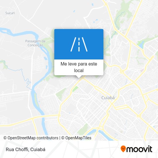 Rua Choffi mapa