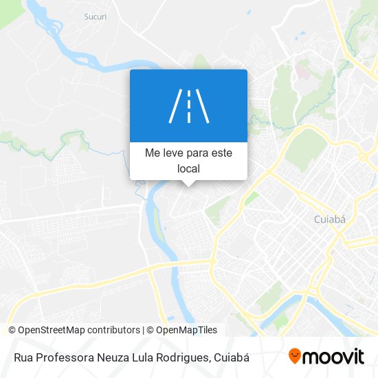 Rua Professora Neuza Lula Rodrigues mapa