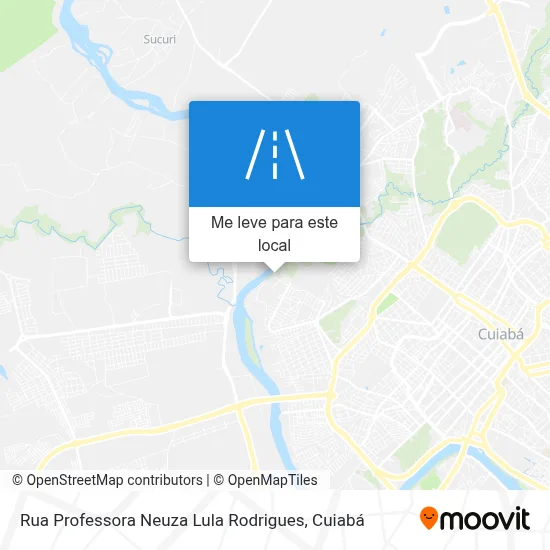 Rua Professora Neuza Lula Rodrigues mapa