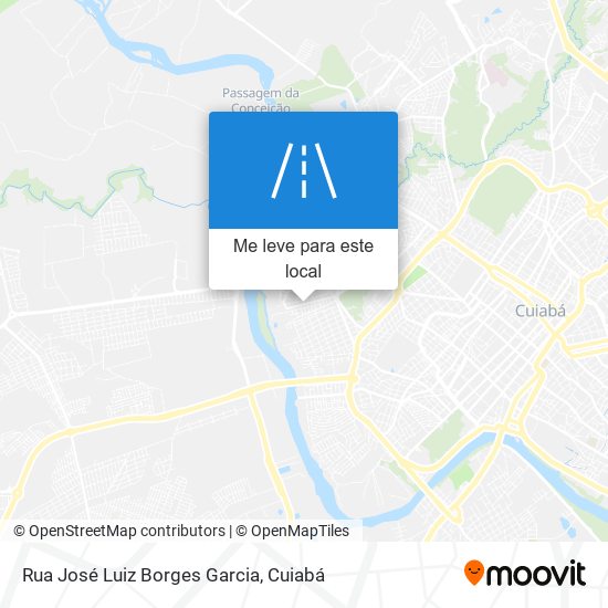 Rua José Luiz Borges Garcia mapa