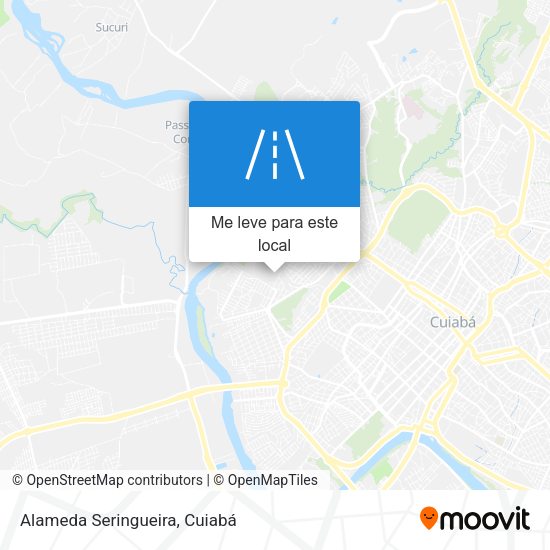 Alameda Seringueira mapa