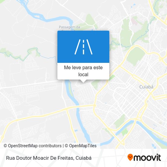 Rua Doutor Moacir De Freitas mapa