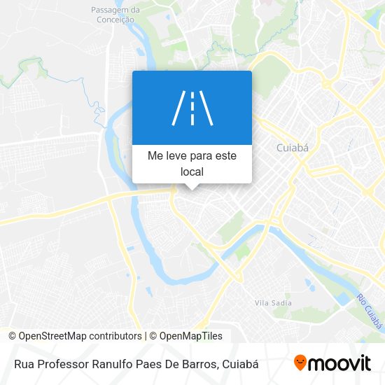 Rua Professor Ranulfo Paes De Barros mapa
