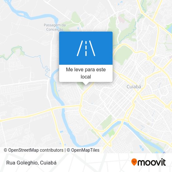 Rua Goleghio mapa