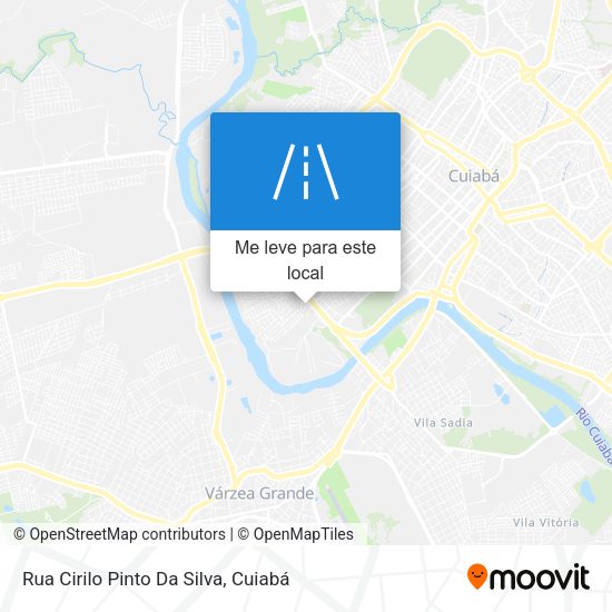 Rua Cirilo Pinto Da Silva mapa