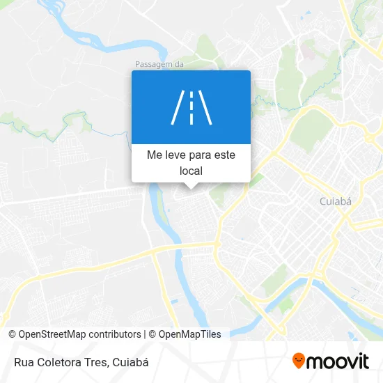 Rua Coletora Tres mapa