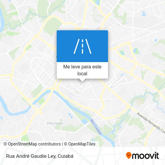 Rua André Gaudie Ley mapa