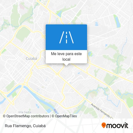 Rua Flamengo mapa