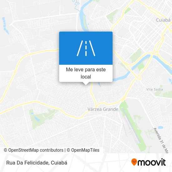 Rua Da Felicidade mapa