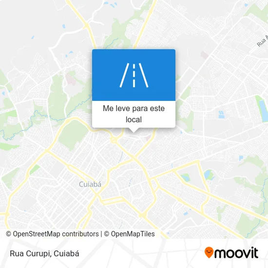 Rua Curupi mapa