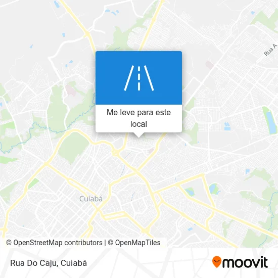 Rua Do Caju mapa