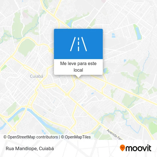 Rua Mandiope mapa