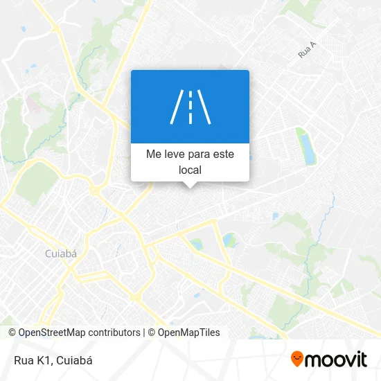 Rua K1 mapa