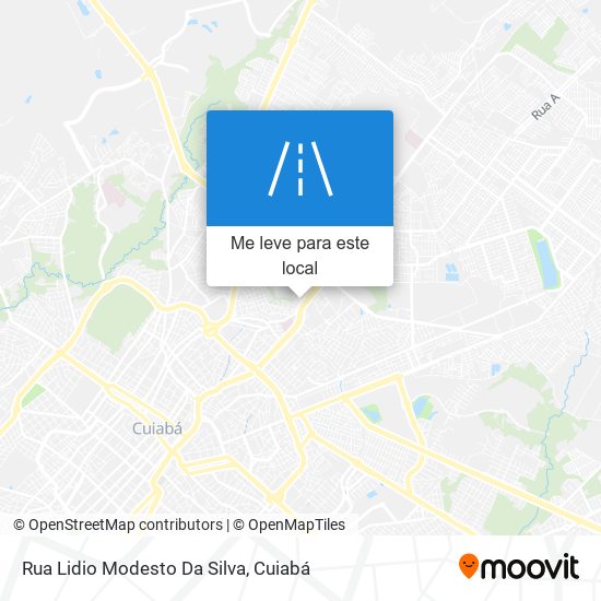 Rua Lidio Modesto Da Silva mapa