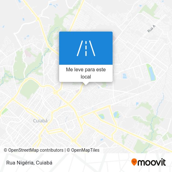 Rua Nigéria mapa