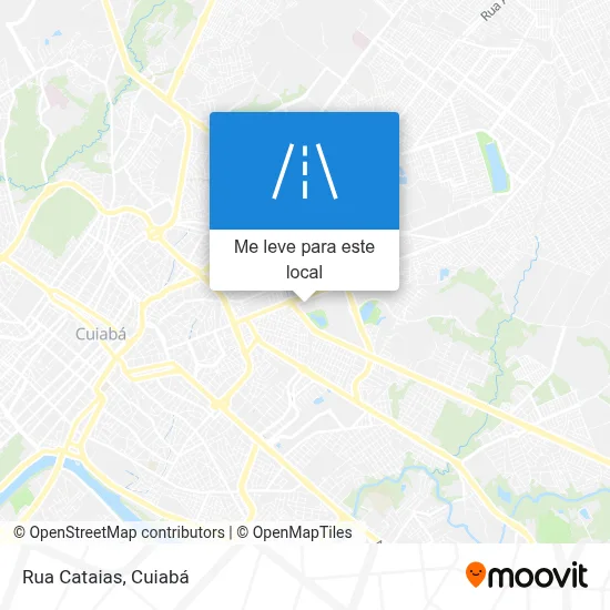 Rua Cataias mapa